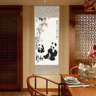 熊猫与竹韵 国宝元素在现代家居装饰与网站建设中的应用